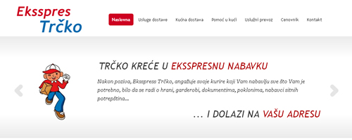 Trčko Eksspres, dostava na kućnu adresu, Beograd, Srbija