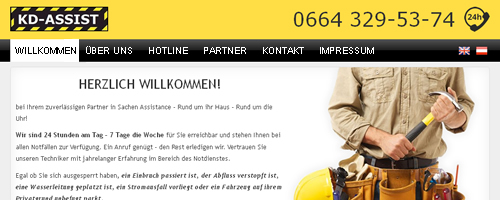 KD Assist, 24h Notdienst, Wien, Austria